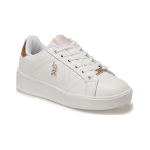 U.S. Polo Assn. Us Polo Assn Extra Beyaz Kadın Sneaker Yürüyüş Spor Ayakkabısı Beyaz