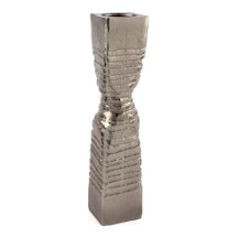 Mikasa Moor Gümüş Sütun Mumluk 11x52cm