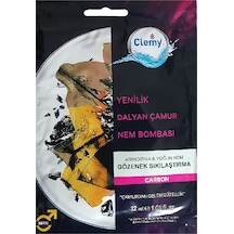 Clemy Dalyan Çamur Carbon Nem Bombası Maskesi