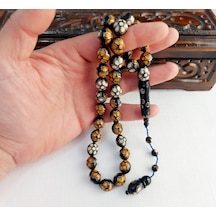 1000 Ayar Gümüş İşleme Büyük Boy Kuka Tesbih... Ölçü: 11 X 13,5