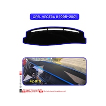 Opel Vectra B 1995-2001 Torpido Koruma Halısı Mavi Kenar