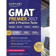 Kaplan GMAT Premier 2017 With 6 Practice Tests 9781506203218