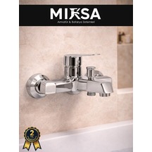 Krom Kare Banyo Duş Bataryası Ağır Gövdeli , Yerli Üretim