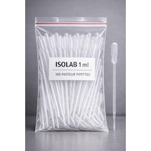 Pastör Pipet 1 Ml - 100 Adet - Plastik Damlalık Polietilen