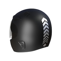 2 Adet Sport Kask, Araba Ayna Yaldızlı Gümüş Kask Sticker Çınar Extreme