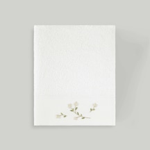 Linens Lunara Bambu 50x85 Cm Yüz Havlusu Beyaz Beyaz
