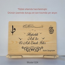 Münzevi Masaüstü Ahşap Rahle/tablet/kitap Tutucu-model024