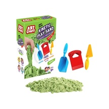 03692 Aksesuarlı Yeşil Kinetik Oyun Kumu 1000 Gr