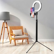 2ın1 6inç Tripod Standl Bluetooth Kumanda -video Selfie Stüdyo Makyaj Işığı-160cm Diğer