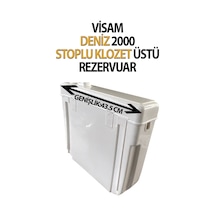 Stoplu Klozet Rezervuarı Deniz 2000 Beyaz
