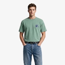 Market Walking And Talking Lawyer Erkek Yeşil T-shirt Ss0620