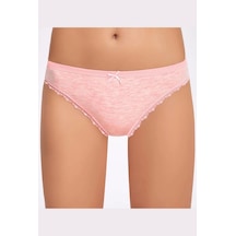 Melanjlı Dantelli Kadın Bikini Külot 5 Adet 001