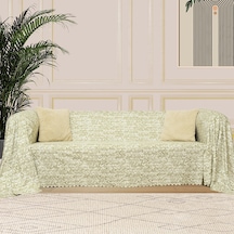 Softmicro Gökkuşağı Desenli Boho 180x300 Cm Koltuk Örtüsü Şalı