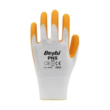 Beybi Eldiven Pn5 Beyaz Sarı No:10 2 Çift