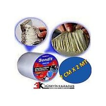 Bondit Çatı Izolasyon Ses Su Yalıtım Tamir Bandı Çamur Bant 2Mt