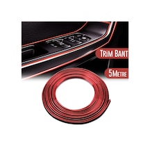 Araç İçi Dekoratif Torpido Ve Kapı Döşeme Fitili Neon Ip 5 Metre Kırmızı (01) ( Sts Oto Aksesuar)
