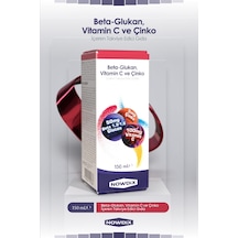 Nowdix Beta Glukan Vitamin C Çinko Şurup 150 ML