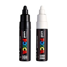 Posca Marker Kalem Pc-7m Siyah Ve Beyaz