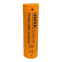 Icr18650-2500f-12c Lityum Ion 3.7v 2500mah 12c Deşarj Akımı Düz Kafa Pil
