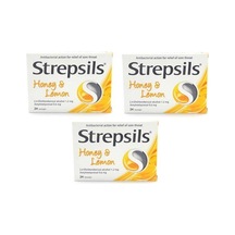 Strepsils Bal ve Limon Aromalı Pastil 24 Pastil 3'lü
