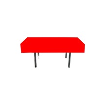Plastik Masa Örtüsü Tek Kullanımlık Örtü Kullanat Kırmızı Renk