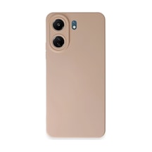 Herşeytrend Xiaomi Redmi 13c Kılıf Nano İçi Kadife Silikon - Pudra Çok Renkli
