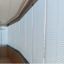 Katlanabilir Cam Balkon Plise Perdesi Açık Gri Vidalı - Kancalı Kancalı Sadece Cam Balkon İçin Açık Gri Açıkgri