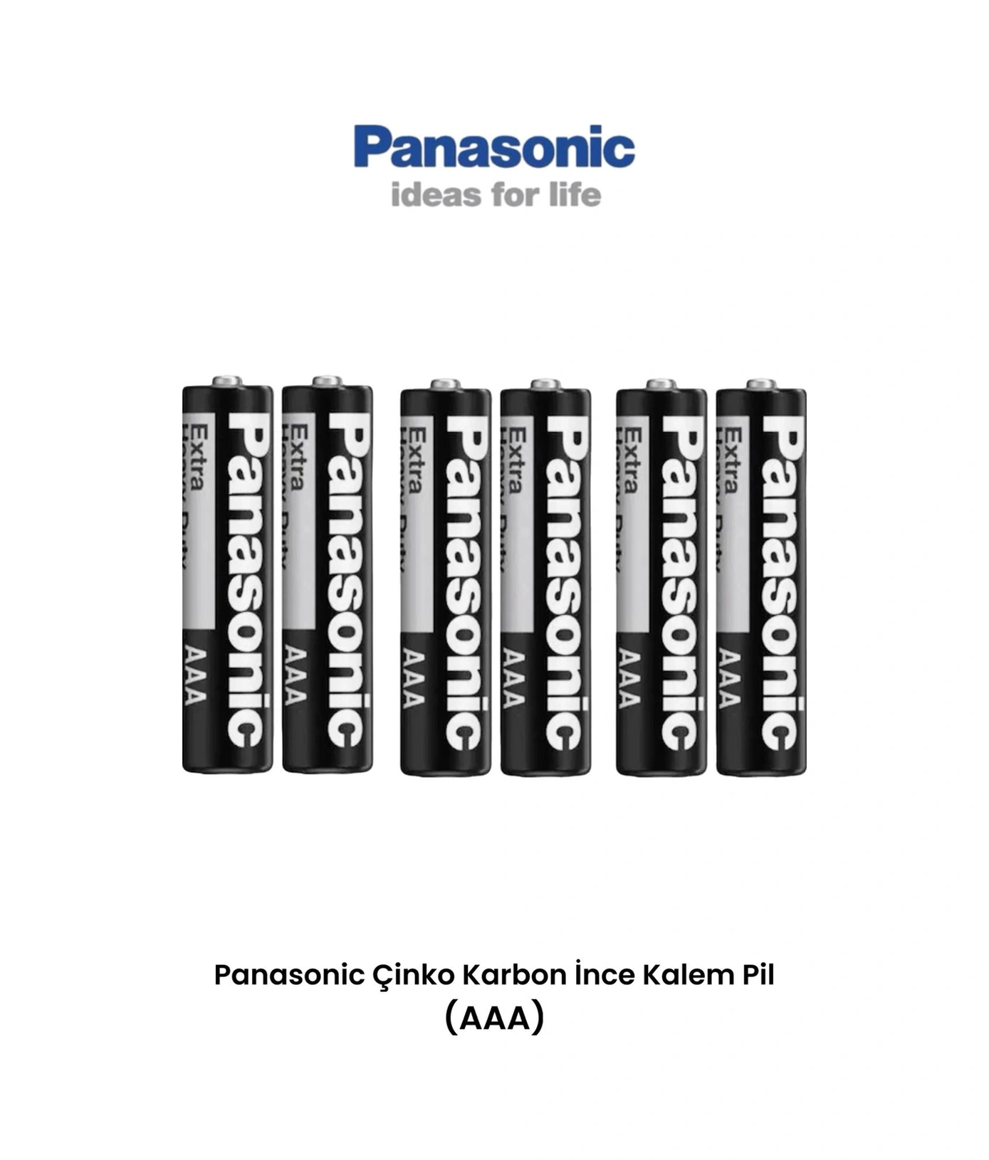 Panasonic Aaa İnce Kalem Pil 6 Adet Kumanda Lamba Pili