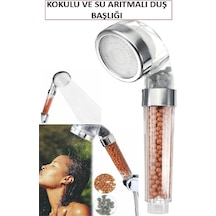 Duş Başlığı Arıtmalı Kokulu Su Tasarruflu Başlık Banyo Duşakabin Su Arıtma Mini Toplu Arıtmalı Gri P Diğer