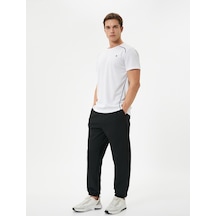 Koton Jogger Spor Eşofman Altı Beli Bağcıklı Cepli Siyah 4sam40037nk 4SAM40037NK999 Siyah