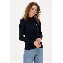 U.S. Polo Assn. Kadın Lacivert Balıkçı Yaka Kazak 50292977-VR033