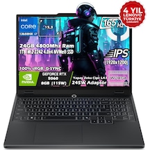 Lenovo Legion 5 15IRX10 83LY00AXTR i7 13650HX 24 GB 1 TB SSD RTX 5060 15.3" Free Dos Dizüstü Bilgisayar