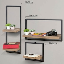Rafkestir Milano Raf Set Hareli Ceviz (Mat)