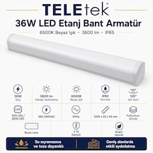 36w 6500k Beyaz Işık 3600lm Led Etanj Beyaz Bant Armatür Çok Renkli