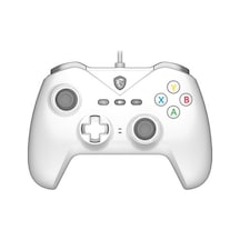 Msı Msı Gg Force Gc200 Whıte Beyaz Oyun Kolu Kablolu Pc/androıd 8+ Desteğı Çıft Tıtresım Motoru