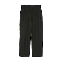 Quzu Beli Lastikli Pantolon Siyah