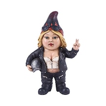 Gift Ltd. Kadın Bisikletçi Cücesi Kasklı - Gnomad Heykeli
