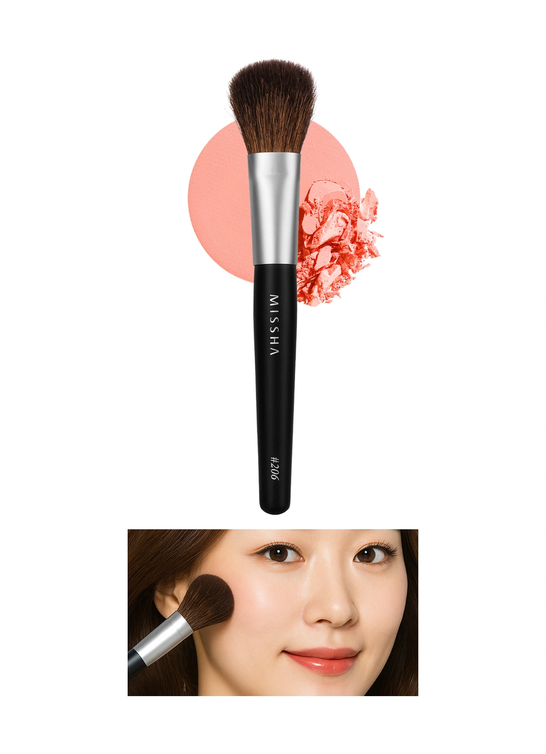 Missha Artistool Cheek & Highlighter Brush 206