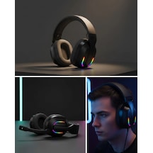 Rgb Aydınlatmalı Kablosuz Kulaklığı Konsol Ve Pc Uyumlu