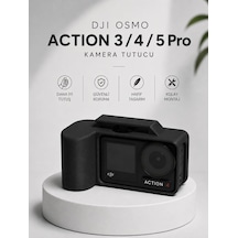 Djı Osmo Action 3/4/5 Pro Uyumlu Kamera Çekim Tutacağı Siyah