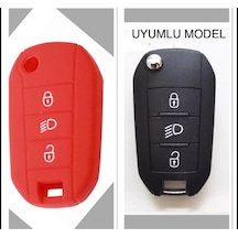 Peugeot 3008 308 508 408 2008 Silikon Anahtar Koruma Kılıfı