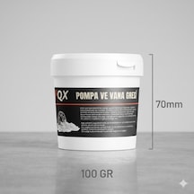 Qx Silikon Pompa Ve Vana Gresi - 100 Gr