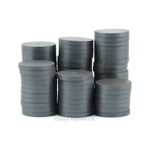 500 ADET 18mm X 3mm YUVARLAK KÖMÜR MIKNATIS DUVAR SÜSÜ , SÜSLEME