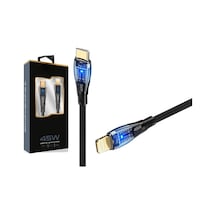 45w Usb-c Lightning Işıklı Şeffaf Kablo Hızlı Şarj, Dayanıklı Tasarım, İphone Ve İpad Uyumlu Lisinya