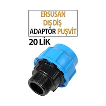 20 Mm Dış Diş Adaptör Boru Ve Hortum Bağlantı Aparatı