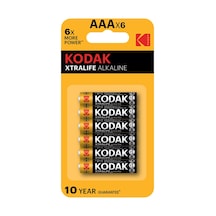 Kodak Xtralife Alkalin İnce Pil Aaa 4+2 - 8 Adet Tarı Beyaz