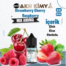 Akn Kimya Strawberry Cherry Raspberry Mix Aroma Çilek Kiraz Ahududu Gıda Aroması 10 Ml