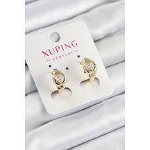 Mey İthalat Xuping Zirkon Taşlı Kalp Model Renk Kadın Küpe Diğer