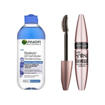 Garnier Besleyici Makyaj Temizleme Suyu+Maybelline Lash Sensation