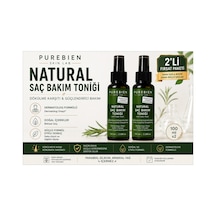 2 Li Natural Saç Bakım Toniği Dökülme Karşıtı & Güçlendirici Bakım 2x100ml